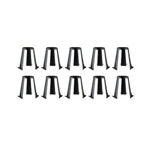 Paulmann 92401 Accessoires afstandhouder voor inbouwlampen set van 10 62-90mm zwart kunststof