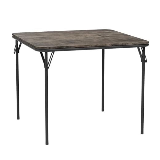 LuxNook Mesa de Comedor para Interiores, Mesa Plegable, Mesa de jardín, Mesa de Camping para jardín, terraza, Cubierta, Playa, mobiliario de jardín, portátil, en Blanco y Negro, 86 x 86 x 71 cm