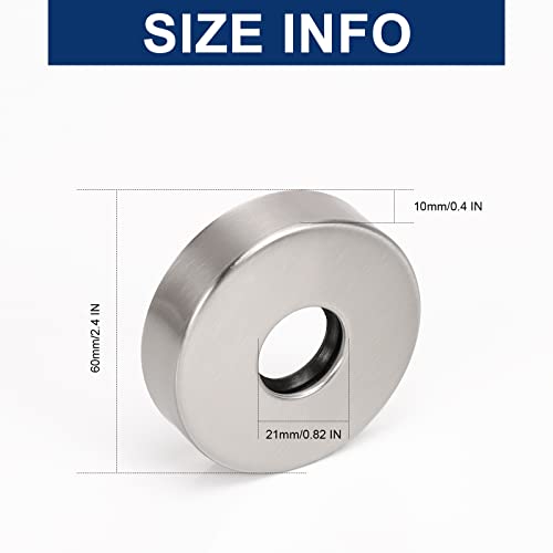 Nearmoon Shower Arm Flange, Stainless Steel Replacement Escutcheon Cover Plate For Universal Standard Showerhead Arm (Brushed Nickel) #TOP1