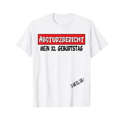 Libro de visitas para cumpleaños número 32. Camiseta