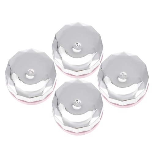 NIYANGLE Frascos de Esmalte de Uñas Vacíos de Plástico, 4 Piezas, Ligeros y Fáciles de Usar, Ideales para Productos de Cuidado Cutáneo y Embalaje de Viaje