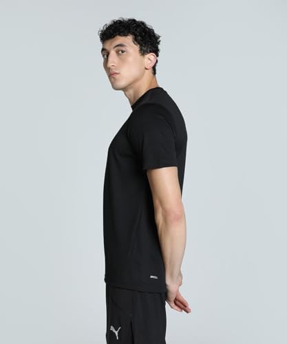 Image of Puma Men Polyester Solid Regular Fit T-Shirt