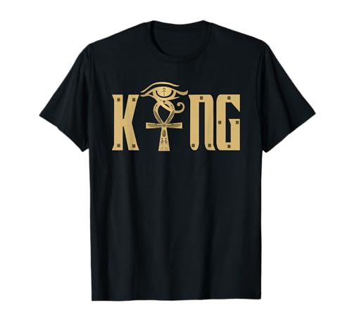 KING HUSBAND MAN WITH EGYPTIAN ANKH COUPLE T-Shirt