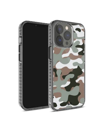 Image of DailyObjects Camouflage Army Stride 2.0 Case Cover for iPhone 13 Pro Max| Polycarbonate TPU Slim Back Cover | Anti Shock, Scratch Resistant | Sturdy Design | Full Body Protection | Wireless Charging