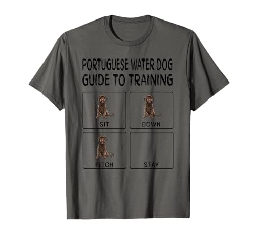 Portuguese Water Dog Guide To Training Dog Obedience T-Shirt