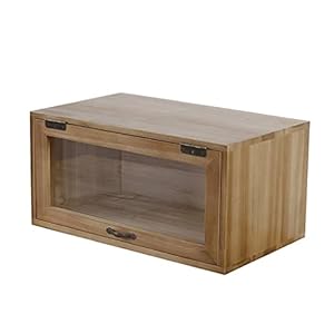 zyr Massivholz Desktop-Lagerschrank Kleines Holzkabinett Kosmetik Aufbewahrungsbox Sundies Box A4 Bücherregal Holz Kleine Möbel (Color : Wood Color)