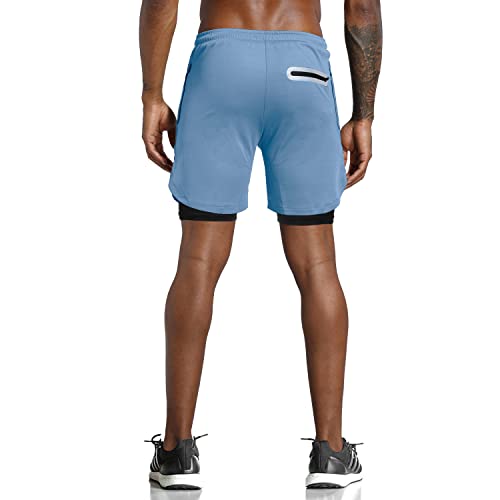 Image of IVAAN Black Polyester Shorts for Running- Regular, Gym