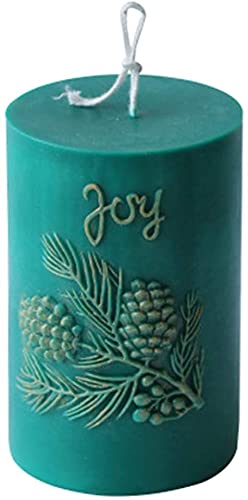 3D Cylinder Pine Cone Candle Mold,Silicone Clay Soap Mould For Making Soy Wax Beeswax Candles Handmade Art Craft #TOP6