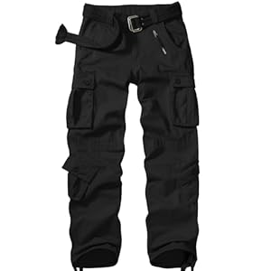 Men’s BDU Casual Military Pants, Tactical Wild Army Combat ACU Rip Stop Camo Cargo Work Pants Trousers with 8 Pockets