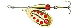 Cormoran Bullet Classic Spinner Gold mit roten Punkten Gr. 4 12,5g 50-42124 für Hecht Barsch