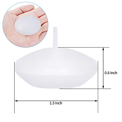 40 Pcs Floating Candles Centerpieces, 1.5 Inch Unscented Floating Candles Small Decoration, Floating Candles Vases for Valentine's Day, Thanksgiving, Wedding, Holiday, Parties and Home Decor