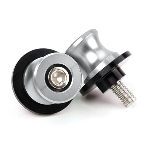 Bobines de curseur arrière 8mm argent pour bras oscillant de moto Ninja 650