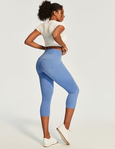 Image of Heathyoga Yoga Pants with Pockets Extra Soft Leggings with Pockets for Women Non See-Through High Waist Workout Leggings