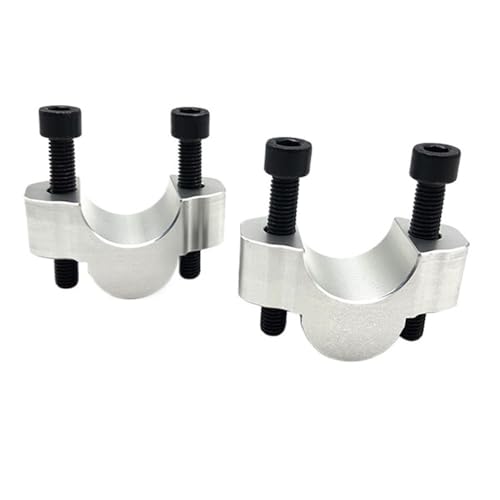 Rehausseurs de guidon Tenere 700 en aluminium CNC argent 2019-2023