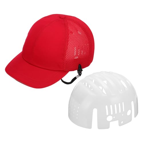 Casque de sécurité respirant PATIKIL sangle ajustable et demi-grille sport