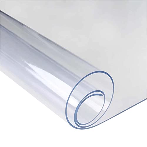 NURCIX Passatoia Trasparente per Soggiorno/Cucina/Corridoio, Protettore per Tavolo/Pavimento Trasparente Tagliabile Antiscivolo di 2 mm di Spessore (60x90cm)