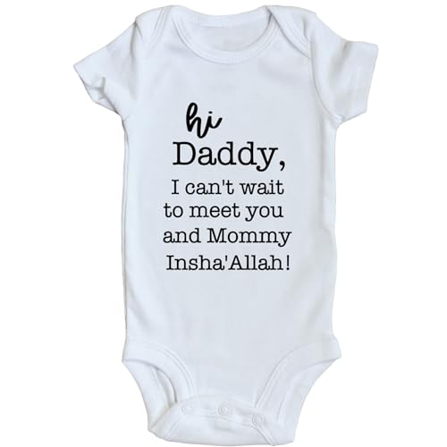 TwentyFourDoves Hi Daddy Baba's Sidekick Baby Bodysuit, Pakistani Baby, Indian Baby, Desi