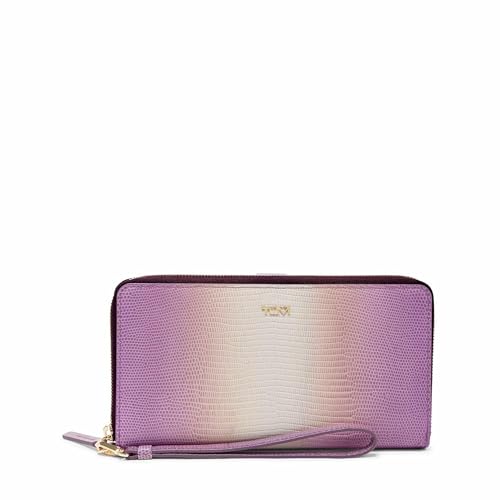 Image of TUMI - Belden Travel Wallet - Women's Premium Leather Passport Travel Organizer with Wristlet