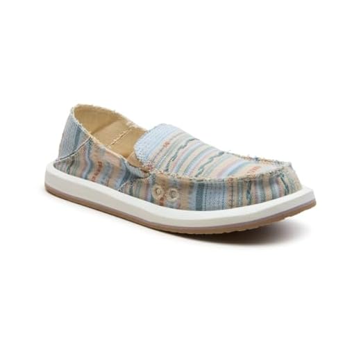 Sanuk Donna St Blanket Damen-Slipper, Perlblau (Pearl Blue), 39 EU