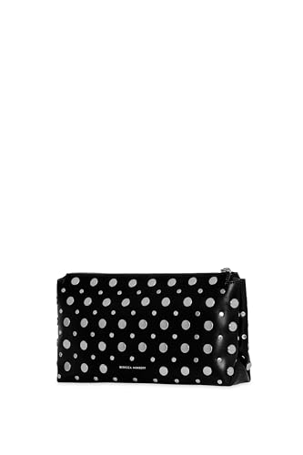 Rebecca Minkoff AYLA Pochette cloutée Noir en cuir avec bandoulière