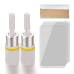 kit riparazione parabrezza auto, confezione da 2 pezzi kit riparazione parabrezza per riparare graffi, buchi e crepe.