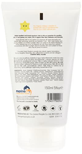 Green People Organic Children Sun Lotion SPF 25 'no Scent' (150ml) image 5