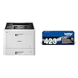 Brother HLL8260CDW Stampante Laser a Colori, 31 ppm TN423BK Toner nero originale, fino a 3000 pagine