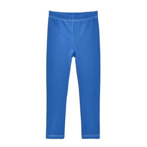 Cobalt Blue Girls' Leggings Dance Tights Trousers Yoga Pants Girls Athletic Pants, 4T