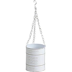 アビテ バリル ハンキングポット ホワイト φ10×36cm　 MX-311-WH" 