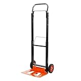 BLACK+DECKER Diable Pliant BXWT H305   Chariot de Transport Piable   Charge Maximale 90 kilos   Acier