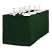 LinenTablecloth 4 ft. Fitted Polyester Tablecloth Hunter Green