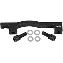 Ymiko 160 to 203 Post Mount Adapter 160mm 203mm 180mm disc Brake 185 Rotor Front calliper and Spare Parts Caliper Bracket Spacer Disk qm41 is Rear 180 mm