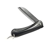 God's Hand 3'Ceramic Folding Knife Utility Knife (Blade Black + Handle Black)