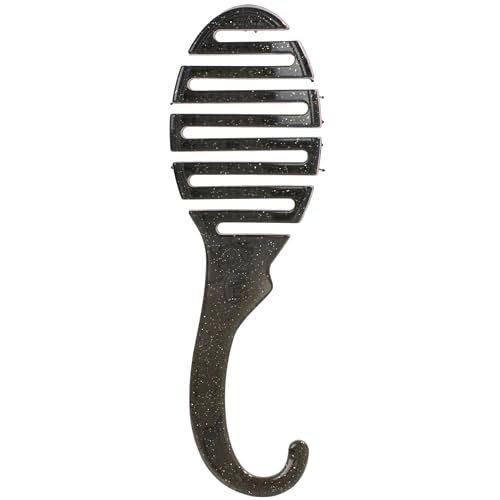 Wet Brush Shower Hair Brush Detangler - Exclusive Ultra-soft IntelliFlex Bristles - Minimizes Pain And Protects Against Split Ends and Breakage - Comb For Women, Men, Wet & Dry Hair - Black Glitter