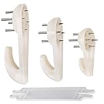 Picture Hooks (60 PCS) Picture Hanging Kit Assorted Picture Hanging Hooks Non-Trace Hard Wall Hanger Hook White Picture Hanger Set