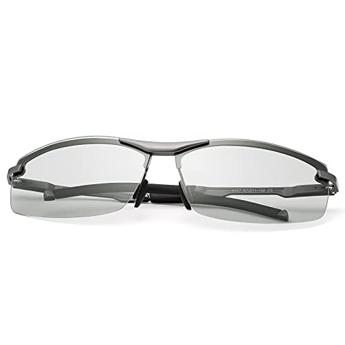 Image of MIRYEA Polarized Photochromic Driving z87 Sunglasses for Men Day Night Safety Glasses