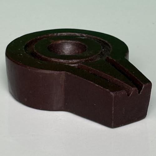 Image of Jaleri Yoni Base, Lingam Holder, Jalahari, Goripitham, Aadhar Saktipith Pitham Argha Stand Panapitham Hasta Kamal Base Jaleradhari For Narmadeshwar Shivling (3 Inch Brown Flat Jaladhar)