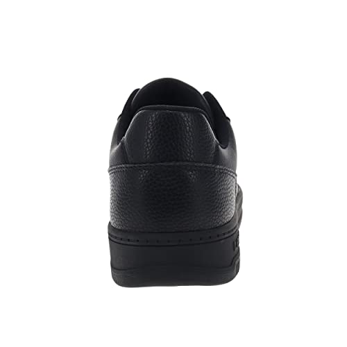 Levi's Mens Drive Lo Synthetic Leather Casual Lace Up Sneaker Shoe, Black Mono, 12 M3