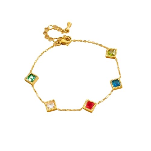 Bracelet jonc carré ajustable au poignet pour sublimer vos tenues de couple
