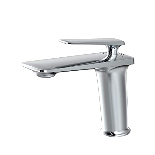 Mitigeur d'évier de salle de bain au fini design moderne pour aménagement de vanité haut de gamme