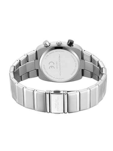 Image of French Connection Courvex Blue Dial Stainless Steel Chronograph Watch for Men - FCB21USM