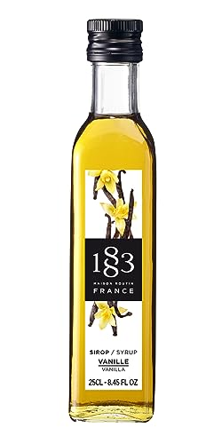 1883 Maison Routin - Vanilla Syrup - Made in France - Glass Bottle | 8.45 fl oz (250 ml)