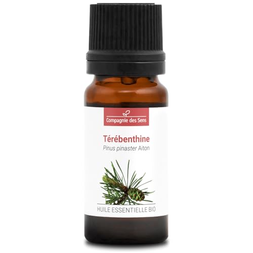 TEREBENTINA (Pinus pinaster) BIO - 10mL - Olio Essenziale di Qualità Premium - 100% Puro, Naturale, Chemiotipizzato e Integrale