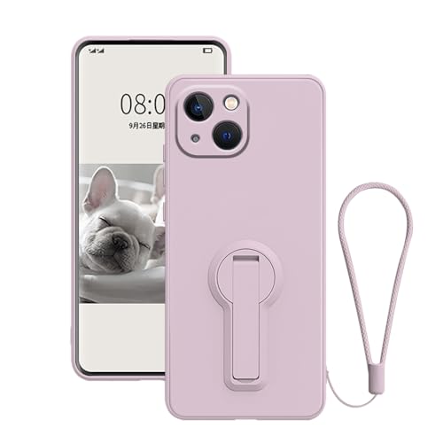 Wousunly �Ή��@�� iPhone 15 Plus �P�[�X �V���R�� �X�^���h�t�� �ϏՌ� �X�}�z�P�[�X �Ή� iPhone 15 Plus ������� ���^ �y�� �l�C �����Y�̑S�ʕی� �J�o�[ �X�g���b�v�t�� (����)
