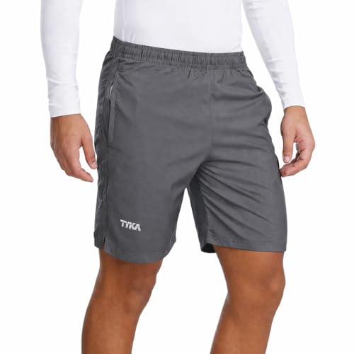 Image of TYKA Mycra Shorts for Men | Polyester Training Shorts | Quick Dry Gym Running Sports Wear Black