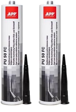 APP PU 50 FC Colle-mastic carrosserie voiture | Colle polyuréthane: excellent pour une utilisation comme colle a pare brise | Mastic colle étanche pour nombreux...