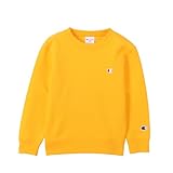 [チャンピオン] スウェット キッズ 長袖 綿100% COTTON USA ワンポイントロゴ刺繍 クルーネックスウェットシャツ ベーシック CK-Y001/CK-Y001Z/CK-T001 CK-Y001 ゴールド 120