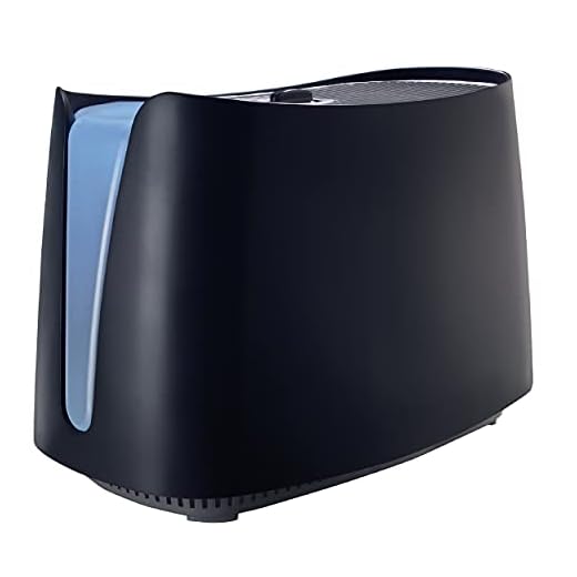 Honeywell Cool Moisture Humidifier For Bedroom, Medium Rooms, 1.1 Gallon, Invisible Moisture Humidifier for Baby, Kids, Quiet, Easy to Clean, UV Technology, Black, HCM350B
