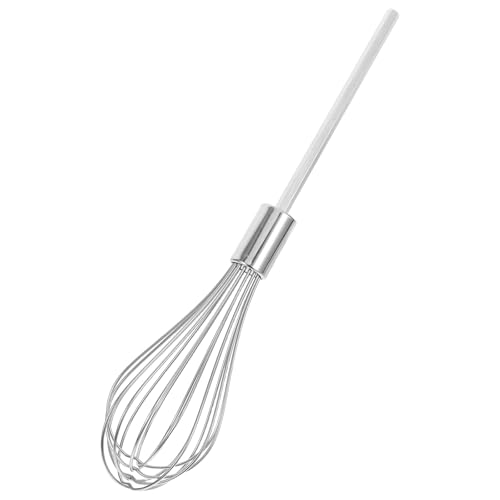 BAZEITFLOW Varilla Batidora de Acero Inoxidable 2 Mm Grosor 16 Líneas, Accesorio para Batidora Eléctrica de Cocina y Mezclador de Taladro, Repuesto Multifuncional para Hornear y Reutilizable