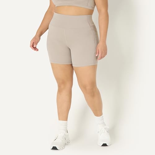 Image of Amazon Essentials Women's Active FormFlex Buttery Soft High Waist Biker Shorts